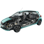 Four-Wheeler EV Working Cut-Section Model -IES-EV-354